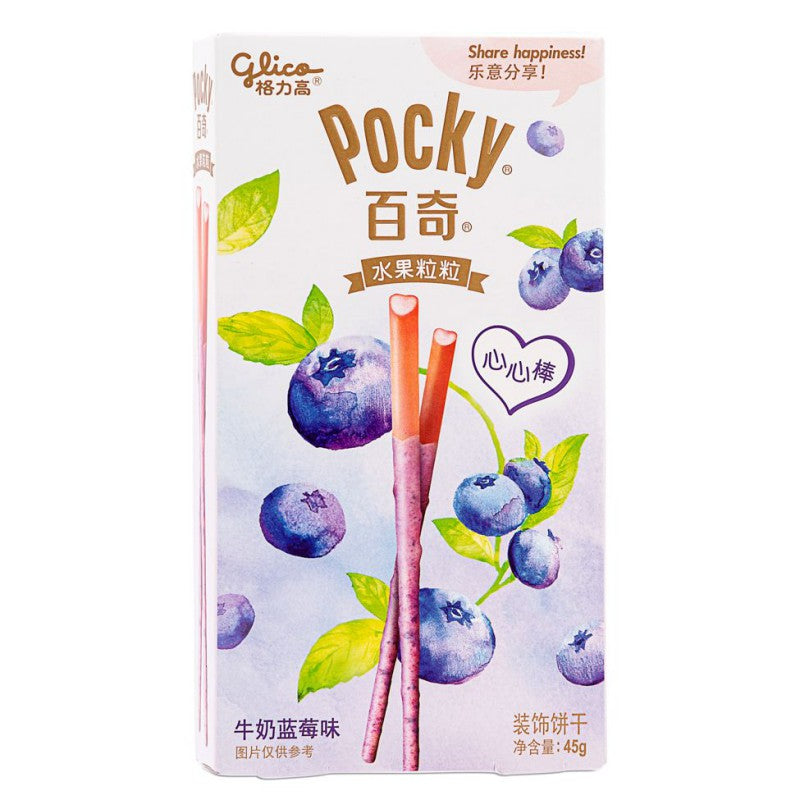 Pocky Fruity blueberry Milk Flavor 45G