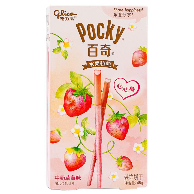 Pocky Fruity Strawberry Milk Flavor 45G