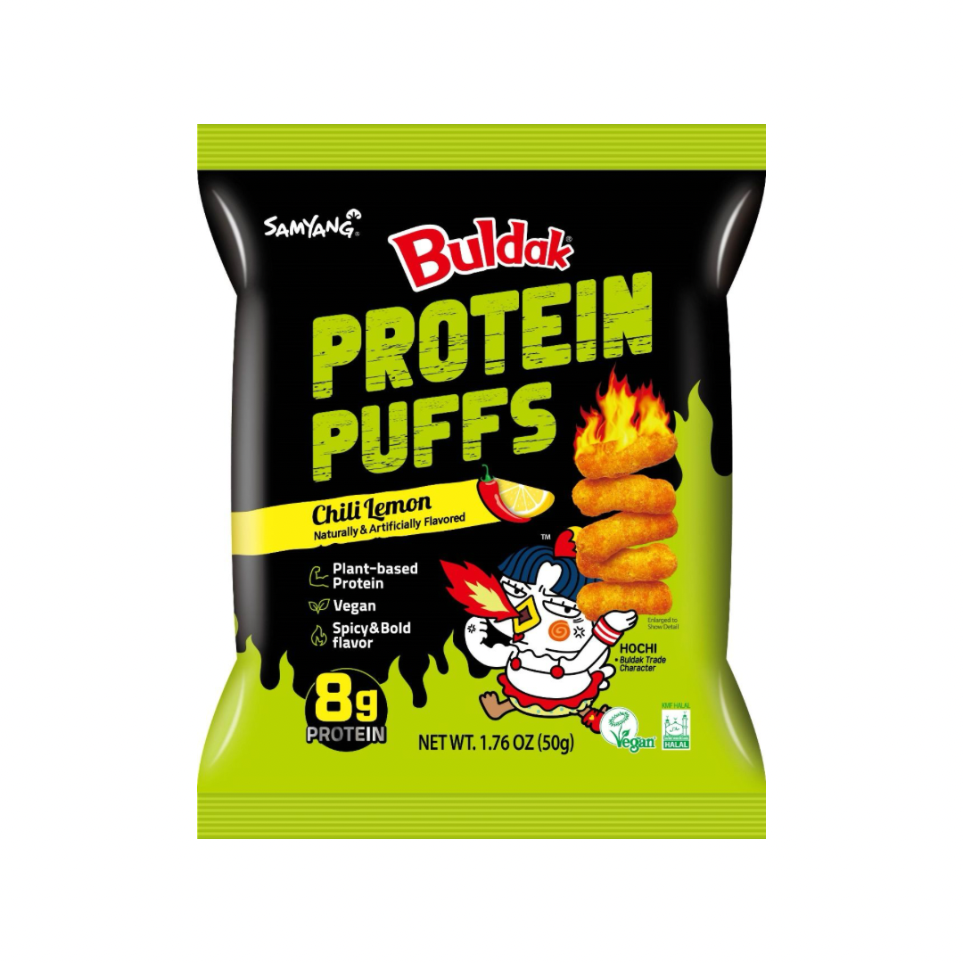 Samyang Buldak Protein Puffs Chili Lemon (50G)