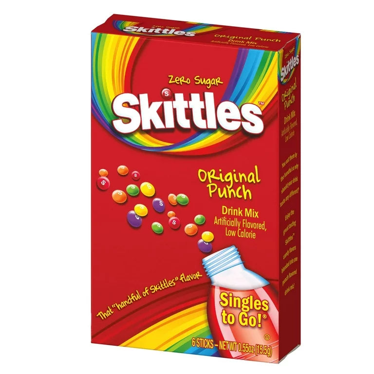 Skittles To Go Original Punch 6 CT Per Box