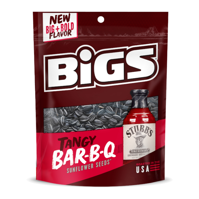 Bigs Stubbs Tangy BBQ SF Seeds 152g