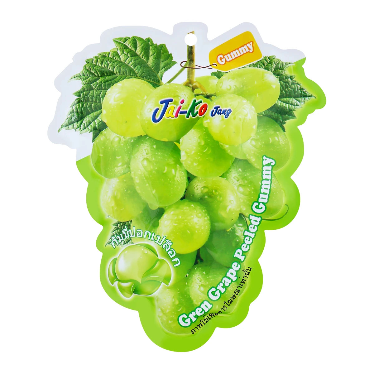 Green grape peeled gummy 68 g