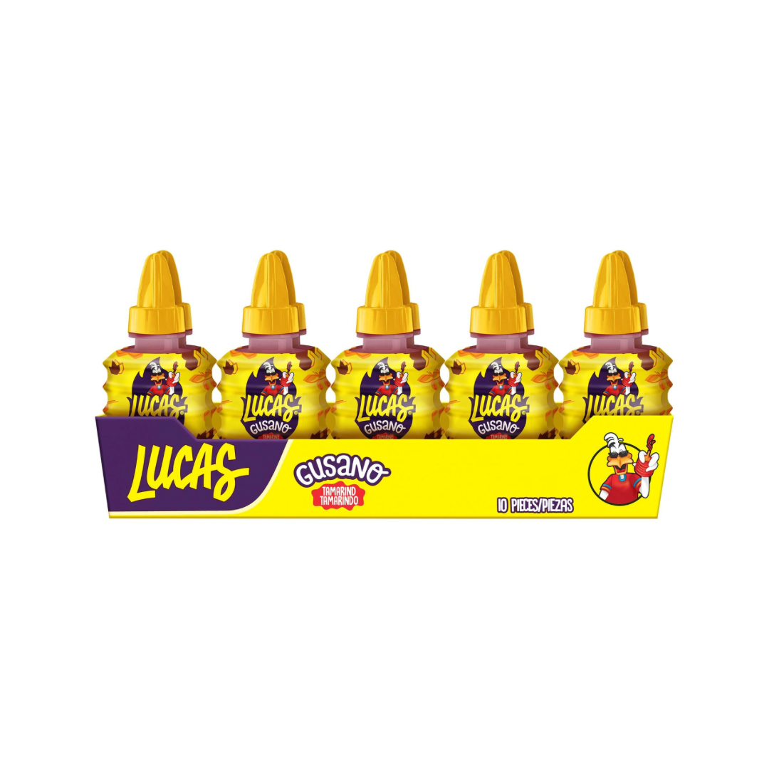 Lucas Gusano Tamarindo 10 piece pack