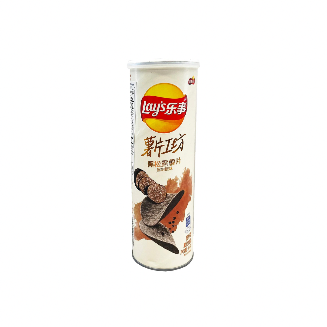 Lay's Black Truffle Potato Chips - Black Pepper Flavor (104g)