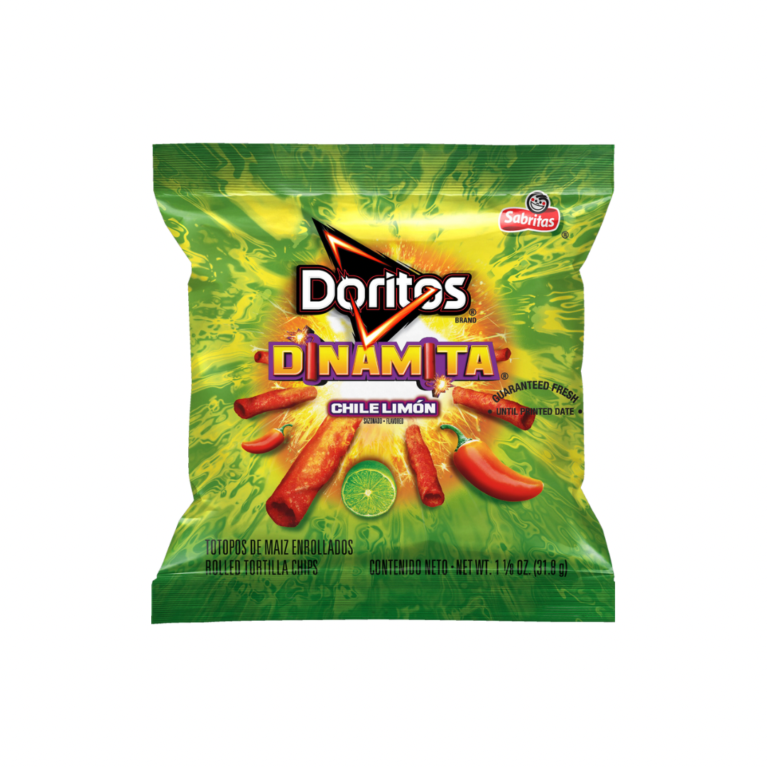 Doritos Dinamita Chile Limon Rolled Flavored Tortilla Chips