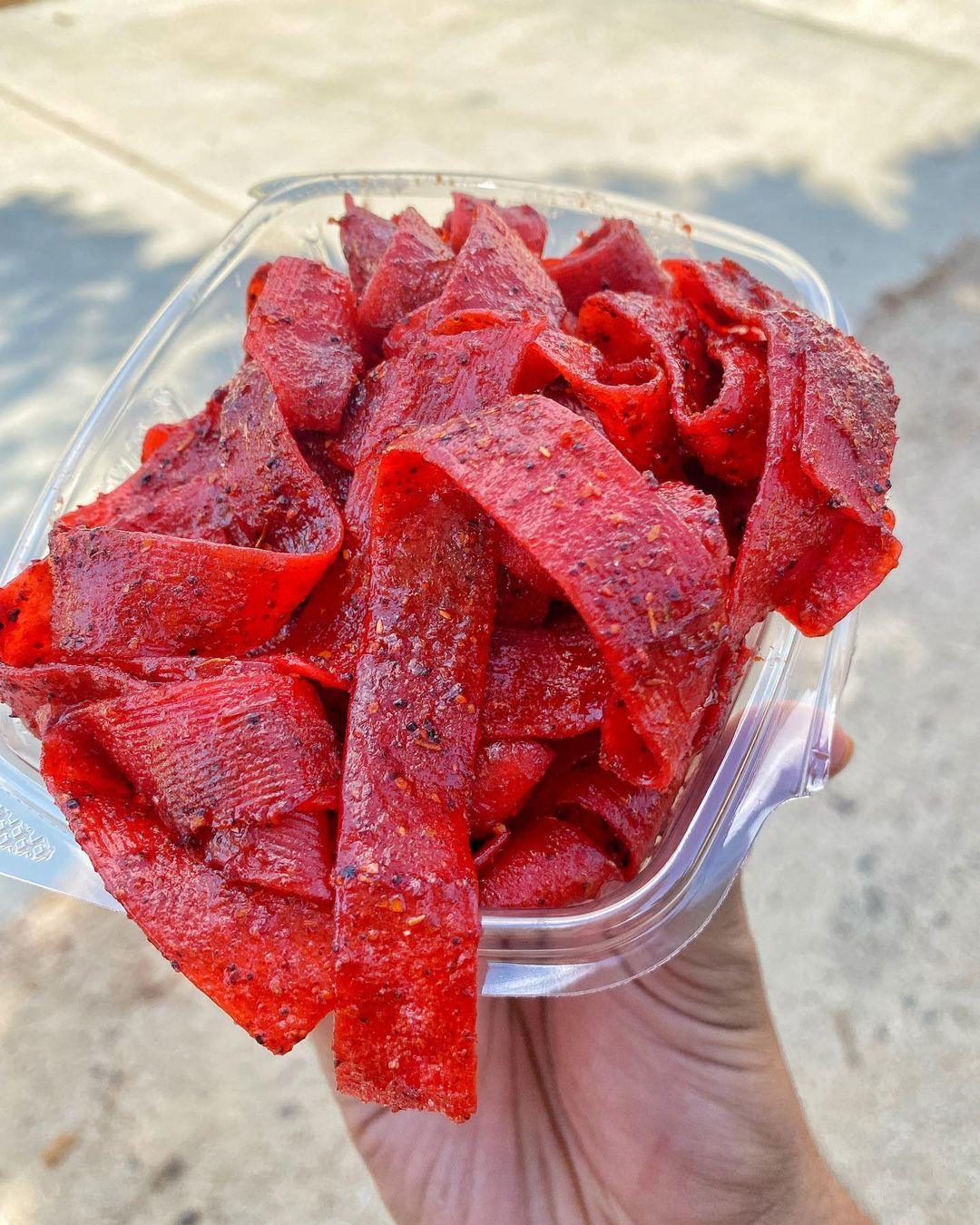 Spicy Strawberry belts - Dana's Creations