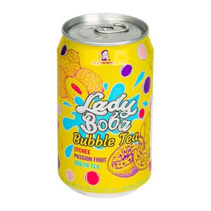 Lady Boba Bubble Tea Lychee Passionfruit & Green Tea 320 ml