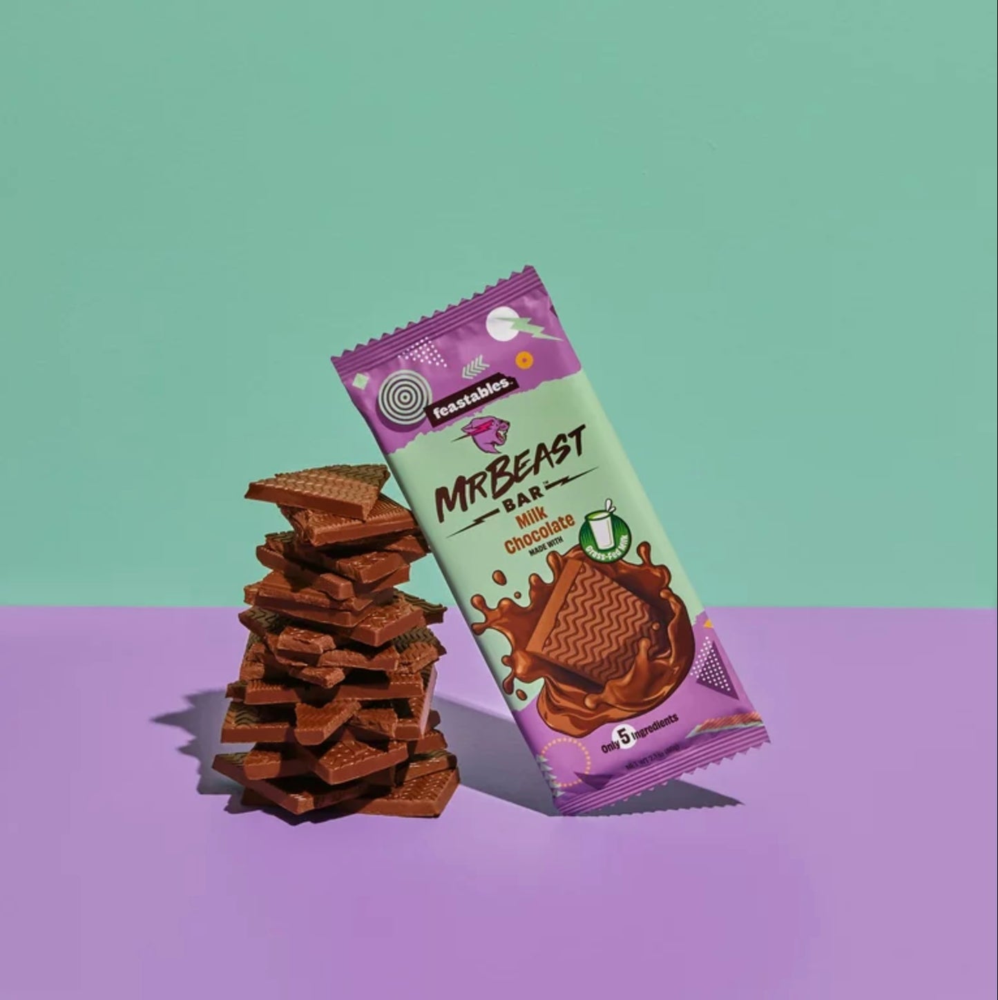 Feastables MrBeast Milk Chocolate Bar 35g