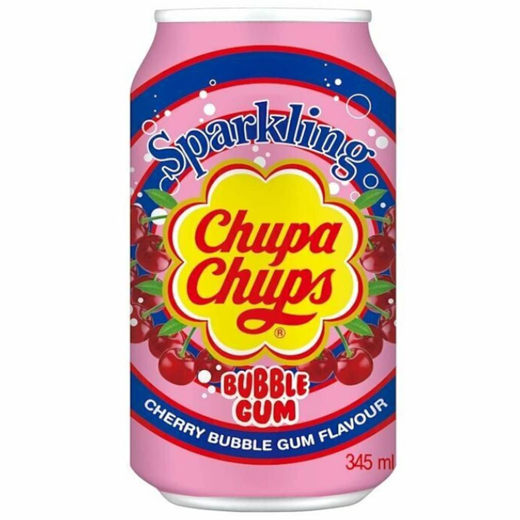 Chupa Chups Cherry Bubble Gum Soda 345ml (Korea)