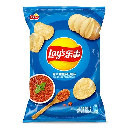 Lays Italian Red Meat flavor  70G