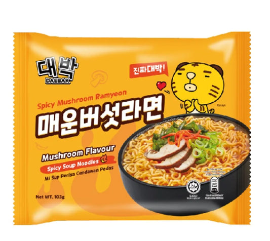 Daebak Mushroom Spicy Soup Flavour 113g