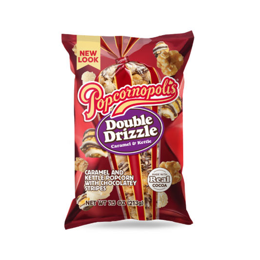 Popcornopolis Double Drizzle Popcorn - 2oz