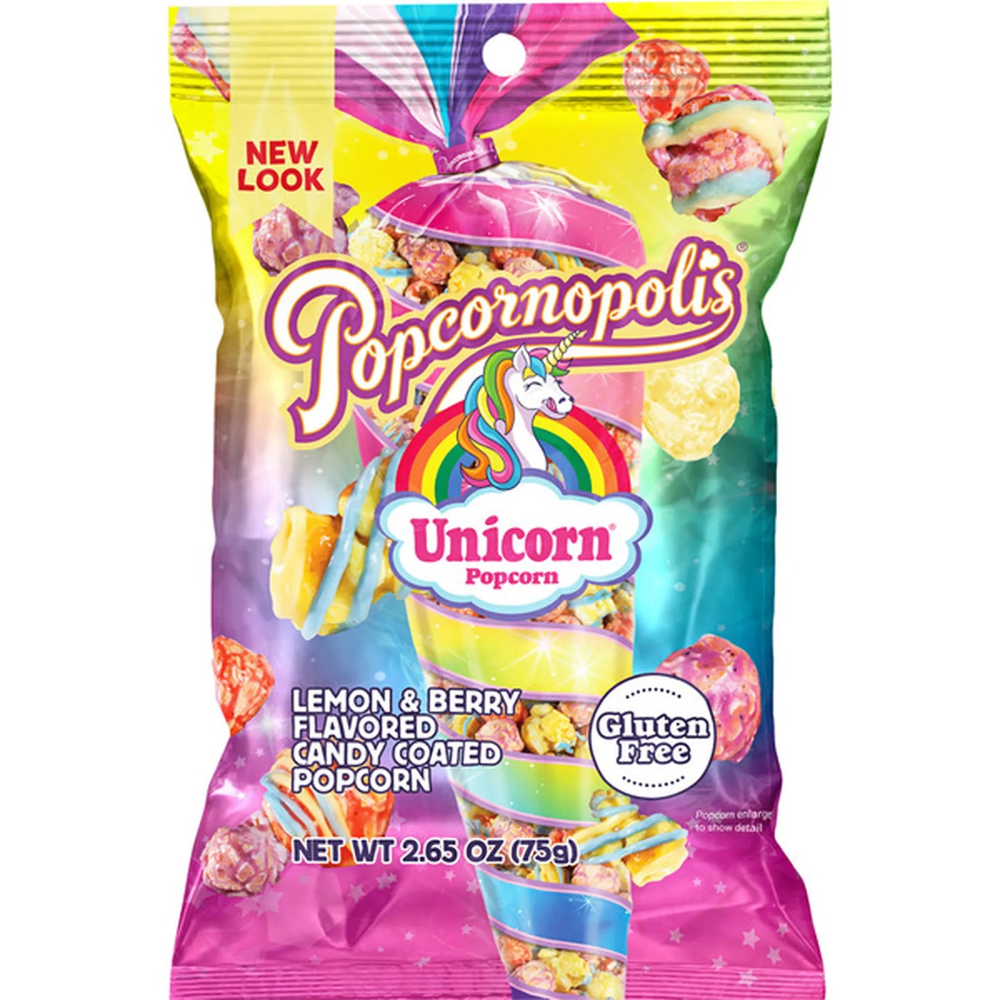 Popcornopolis Unicorn Popcorn - 2.65oz/75g