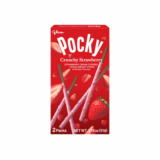 Pocky Biscuit Sticks - Chunky Strawberry Chocolate