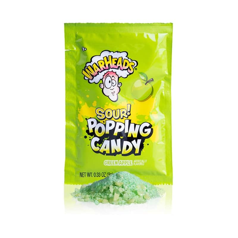 WarHeads Sour Green Apple Popping Candy