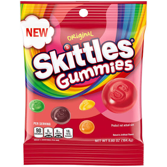 Skittles Gummies Original Bag 164.4G