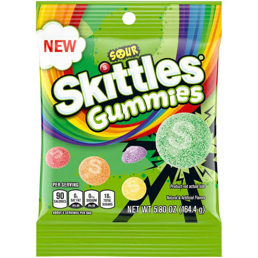 Skittles Gummies Sour Bag 164.4G