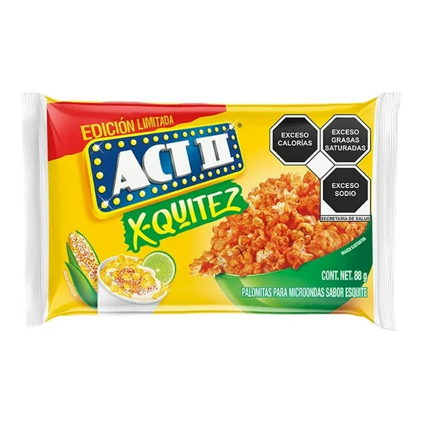 Act Il Mexican Corn flavored microwave popcorn (88g)