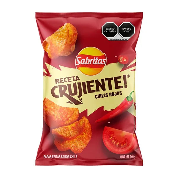 Crujientes chiles rojos Sabritas