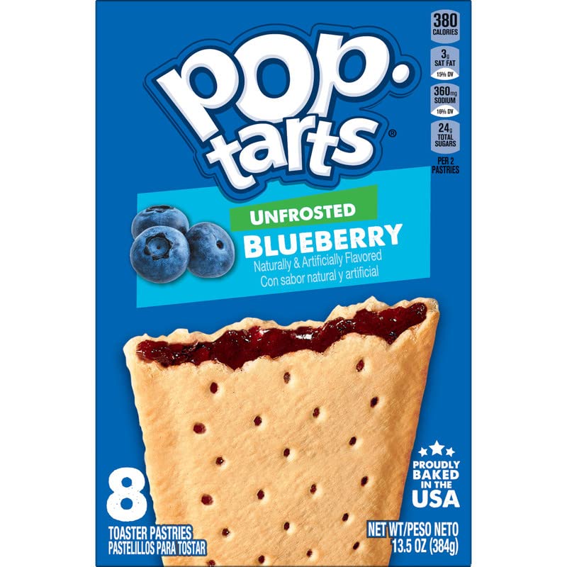 Pop-Tarts unfrosted Blueberry Pastries - 8ct / 13.5oz