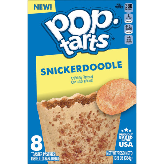 Pop-Tarts unfrosted Snickerdoodle Pastries - 8ct / 13.5oz