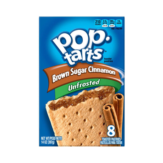 Pop-Tarts unfrosted Brown Sugar Cinnamon Pastries - 8ct / 13.5oz