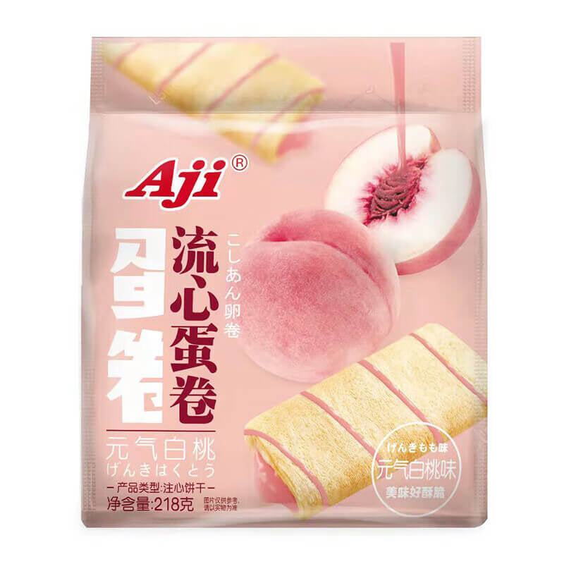 AJI EGG ROLL WHITE PEACH FLAVOR 218G