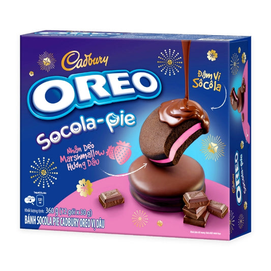 Oreo Cadbury Strawberry Socola Pie 360g