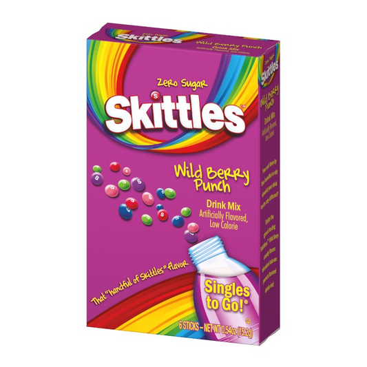 Skittles To Go Wild Berry Punch 6 CT Per Box