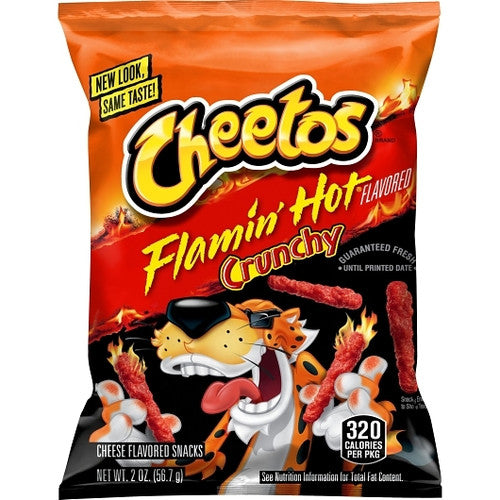 Cheetos Flamin Hot Crunchy  (56.7g)