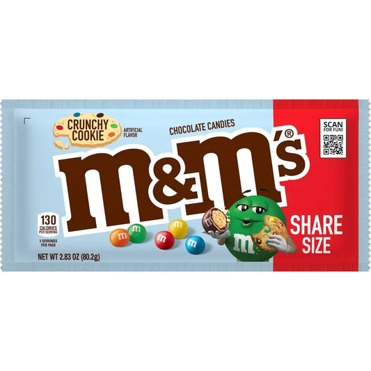 M&M's Crunchy cookie - share size