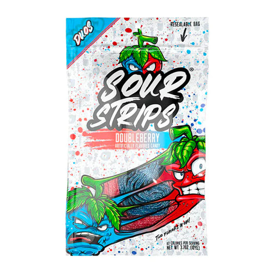 Sour Strips Doubleberry