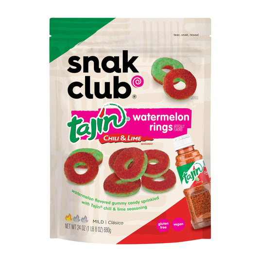 Snak Club Tajin Watermelon Rings 2.25oz