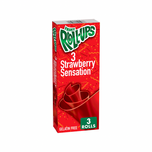 Fruit Roll-Ups, Strawberry Sensation 3 Count