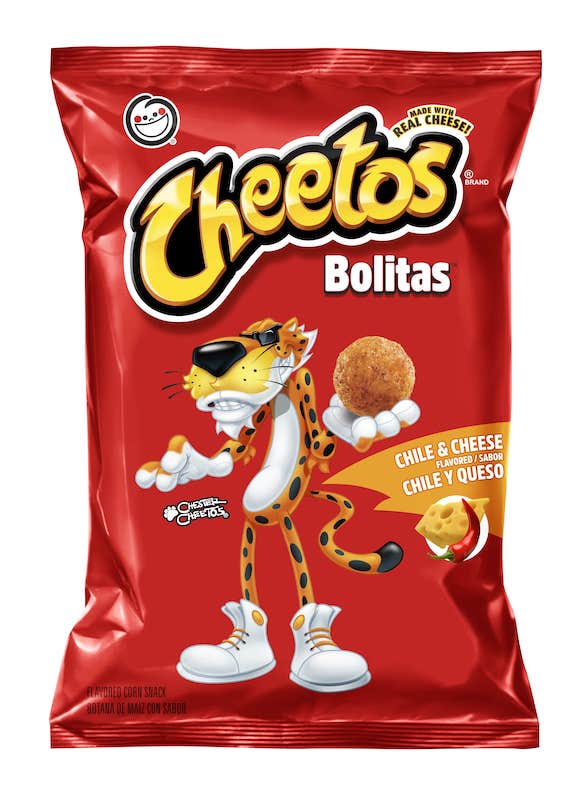 Cheese and Spicy Bolitas Cheetos