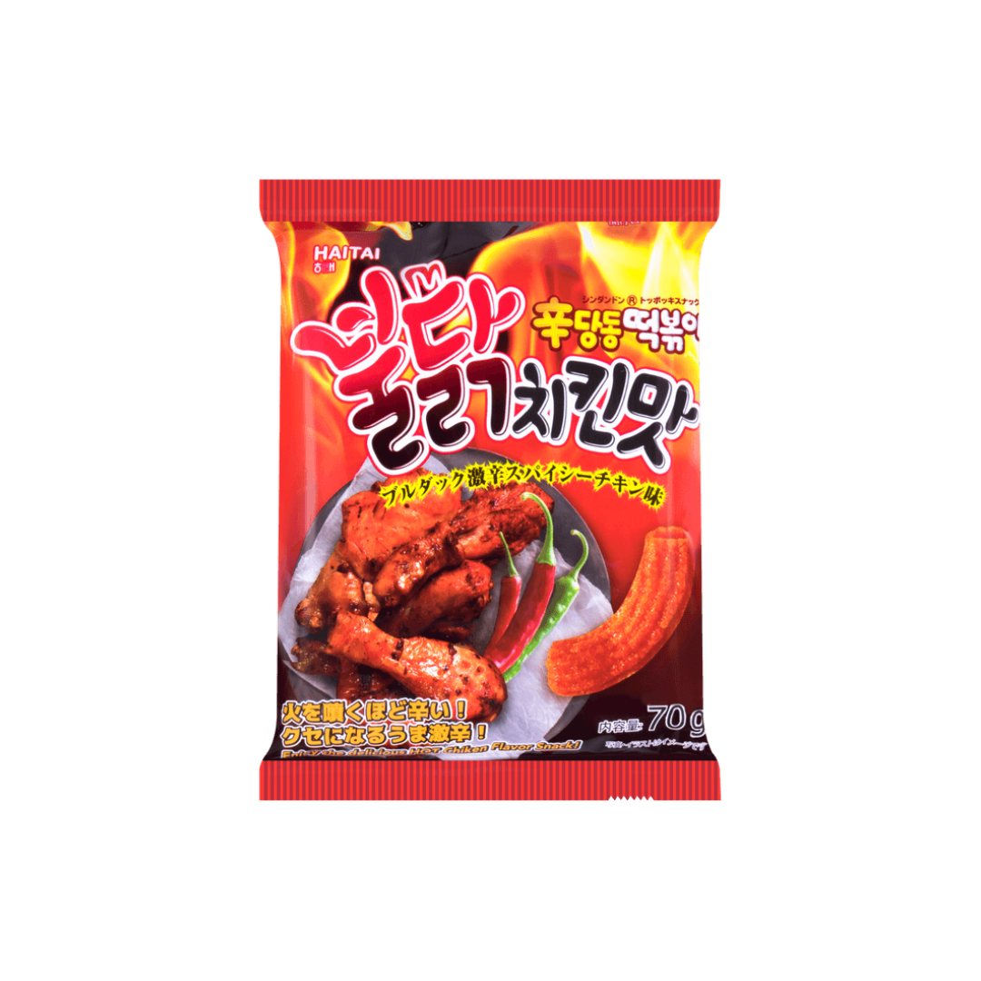 Haitai Hot Chicken Tteokbookkki Rice Cake Snack