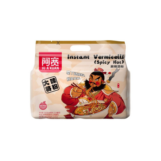 Hi A'Kuan Instant Vermicelli - Spicy Hot Flavour (4 Servings) 360g