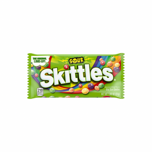 Skittles Sour Candy, 1.8 ounce