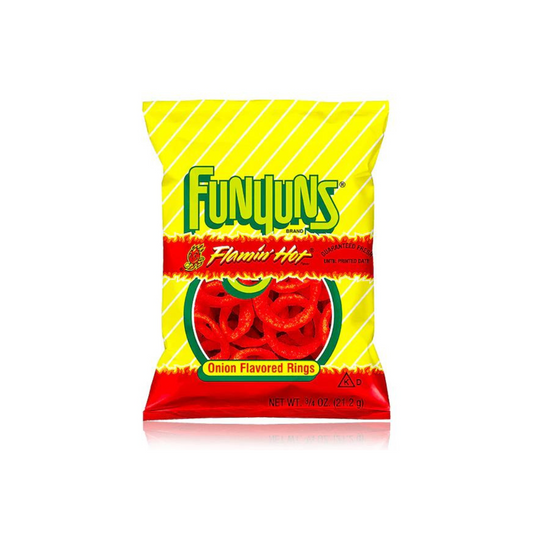 Funyuns flaming hot onion rings