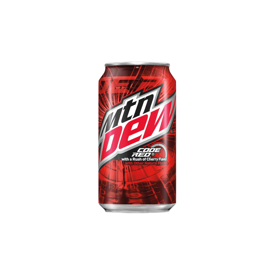 Mountain Dew Code Red Can 355ml