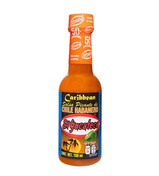El Yucateco Caribbean Habanero Hot Sauce, 120 ml Bottle - Dana's Creations