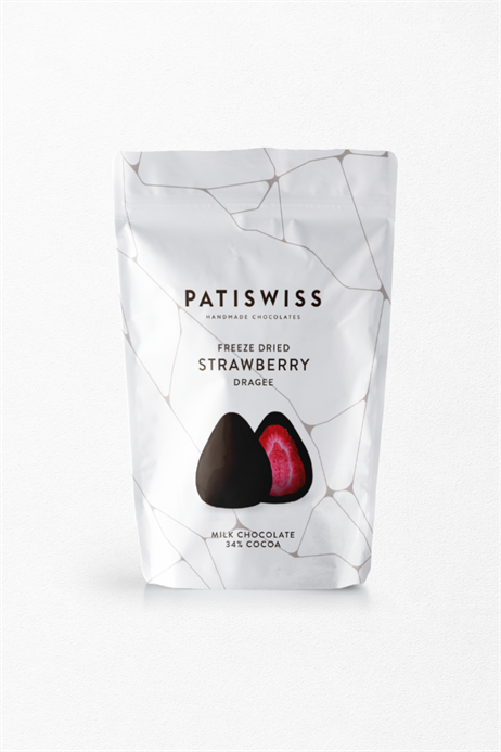 Patiswiss Milk Chocolate Strawberry Dragee