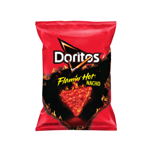 Doritos Flamin' Hot Nacho Flavored Tortilla Chips  (28.3g)