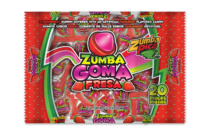Zumba Goma Strawberry - 1 piece